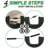 ROMASO 4Pcs Sun Visor Repair Kit for 2007-2017 JEEP WRANGLER