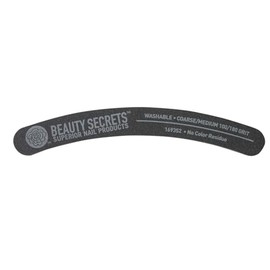 Beauty Secrets Lima de uñas de plátano negro 100/180