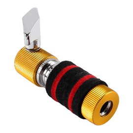 Alnicov Standard Hi Hat Clutch, Metal Standard Jazz Drum Clutch, Hi Hat Cymbal Cymbal Parts Accessories for Jazz Drum Yellow