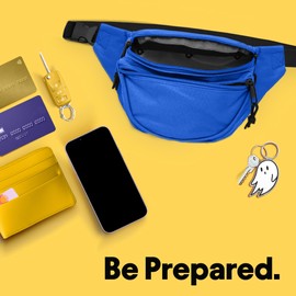 DALIX Fanny Pack w/3 Pockets Traveling Concealment Pouch Airport Money Bag (Royal Blue)