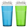 Reflo Smart Cup (Blue & Green 2-Pack) Open Training Cup,