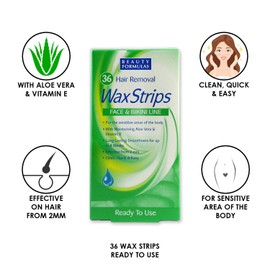 Stalwart 87938-XX Face and Bikini Wax Strips