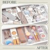 STORi SimpleSort 6-Piece Stackable Clear Drawer Organizer Set | 12"