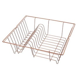 Metaltex 'Lipsia' Dish Drainer, Polytherm Copper, 36 x 33 x 12 cm