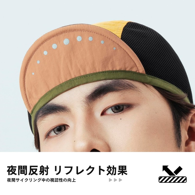 Rockbros Cycle Cap, Bicycle Hat, Summer, Mesh Cap, Breathable, Sweat