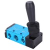 Hand Lever Pneumatic Valve Aluminum Alloy 2-Position 5-Way 4H210-08 1/4in