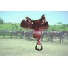 EKKIA Western Spur Straps Leather Western Spur Straps with Decoration