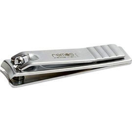 Remos Nail Clippers for Fingernails with Curved Blade Made of Hardened Steel 6 cm