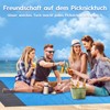 Picnic Blanket, Waterproof, Ultralight Beach Mat, Quick-Drying Beach Blanket, Sand-Free,