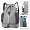 XMYAOWEI Sport Gym Bag Water Resistant Drawstring Backpack for Men