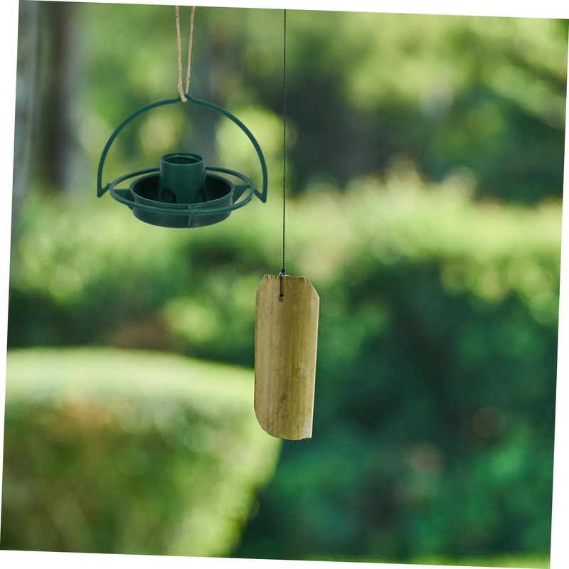 MERRYHAPY Hanging Deck Mount Bird Feeder Large Outdoor Tray Feeder