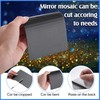 Self-Adhesive Disco Mirror Tiles Mosaic Tiles for DIY Craft Projects,