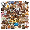 Bric Dodo Pack of 50 Poop Stickers Car Laptop Phone