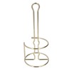 Tissue Reserve Holder Electroplating Bright Vertical Style Gold Iron Easy