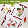 Extra Large Cutting Board with Non Slip Edges and Over