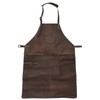 MApBer Leather Apron BBQ Apron Oven Apron Garden Apron Leather
