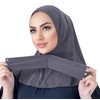 AIBEARTY Women Fashion Instant Muslim Turban Hijab with Snap Fastener