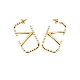 Gold Plated Elegant Stud Earrings for Women Fashion V Shaped Hypoallergenic Letter Earrings Dainty Jewelry