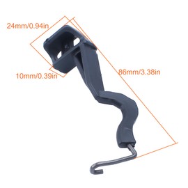 Mtanlo Carburetor Choke Control Rod Lever For Husqvarna 51, 55 Rancher / Eu1 / Epa Chainsaws 503608401, 503608402, 503 60 84 01