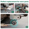 10L0L Complete Rear Leaf Springs & Shackles Bushing Sleeve kit