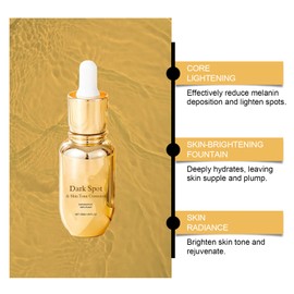 Dunkelfleckkorrektor-Glow-Serum aufhellendes Verfärbungskorrektur-Serum, Anti-Falten Dunkelfleckkorrektur-Serum für Gesicht Körper, zur Aufhellung und Ausgleich des Hauttons