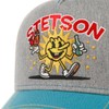 Stetson Walking Sun Trucker Cap Snapback Men's Summer, Grey-yellow, 54