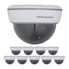 Relaxdays 3 x Camera Dummy Flashing LED Light Indoor &