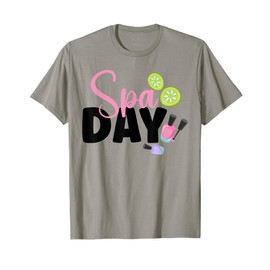 Spa Day Birthday Girl’s Spa Day Nail Polish T-Shirt