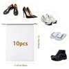20 Pcs Shoe Bags for Travel, Clear Waterproof Shoe Bag