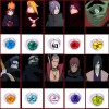 Veraly Anillo Miembro Akatsuki Cosplay Anime Naruto 10 Piezas