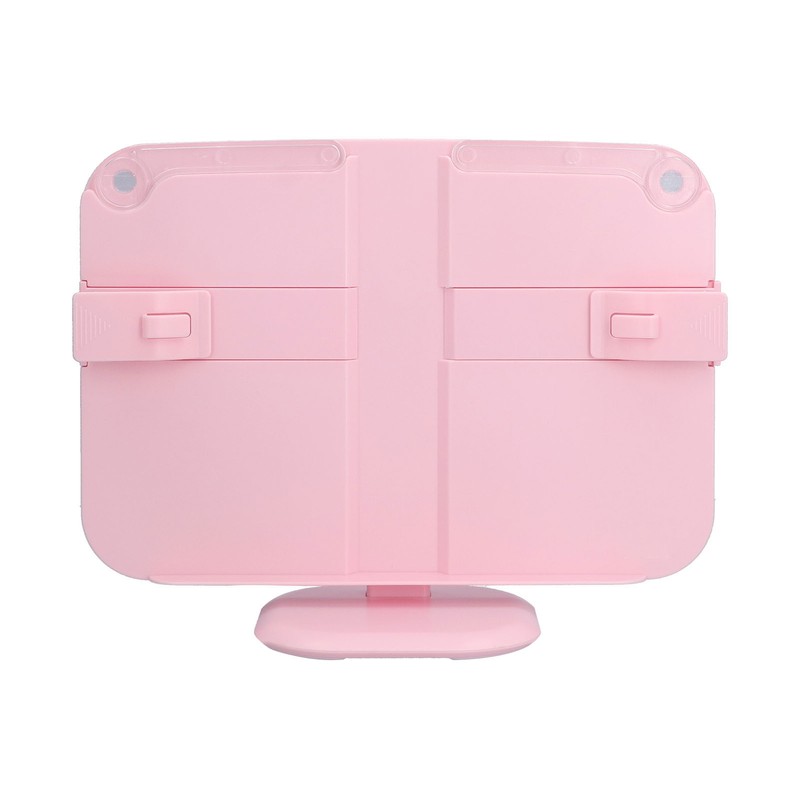 Lifting Reading Rack Adjustable Height Lightweight Portable Plastic Pink Book