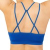 Coobie Halter Neck Criss Cross Plunge Bralette, Cobalt, One Size