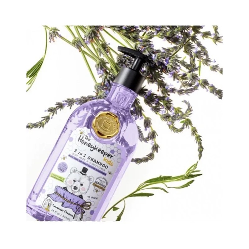 Shampoo 3 En 1 The Honeykeeper Lavanda Y Miel 414