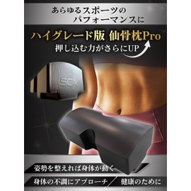 Spine Conditioning Association Sacral Pillow Pro | Stretching, Training Goods, Exercise Equipment, Fitness, Sports Cushion, Lumbar, Neck, Shoulder, Posture, Back