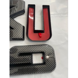 Sierra 1500/2500 / HD 2019-2024 Front and Rear Overlay 6 PCS New Fresh Look - Carbon Fiber