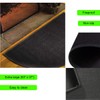 63″x37″ Extra Large Half Round Fireproof Fireplace Mat Hearth Rug
