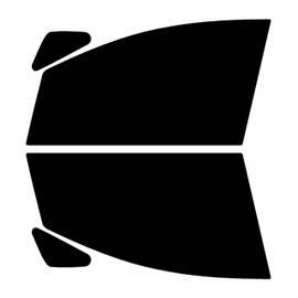 Trueline Automotive Precut Auto Window Tint Compatible with Honda Odyssey 2011-2017 - 20% Front Sides Only - Front Car Window Tint - Window Tint for Cars - Ceramic Window Tint Kit