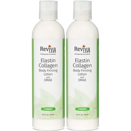 Reviva Labs Elastin & Collagen Body Firming Lotion with DMAE, 8 ounce (Pack of 2)