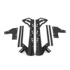 SI 52" LED Light Bar Windshield Brackets & A-pillar for