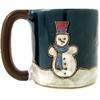 Mara - Taza de cerámica, diseño de muñecos de nieve,