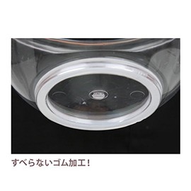 Meister Plastic Bowl (Extra Large) Clear 20cm Diameter Plastic Ball Cup Bowl
