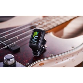 BOSS TU-02 Clip Tuner, Color Display, Compatible with Guitar, Bass, Ukulele and More, Small, 4 Tuning Modes, Up to 24 Hours of Continuous Use, Auto Power Off