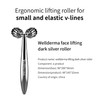 WellDerma Face Lifting Dark Silver Roller - Ergonomic Lifting Roller
