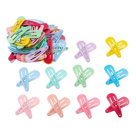 Clips Para El Cabello Niñas 50 Piezas Color Candy Horquillas Metálicas Suaves Para Peinar Niños Accesorios Para Cumpleaños Y Navidad