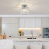 Modern Crystal Ceiling Light, E27 Mini Crystal Ceiling Light, Silver