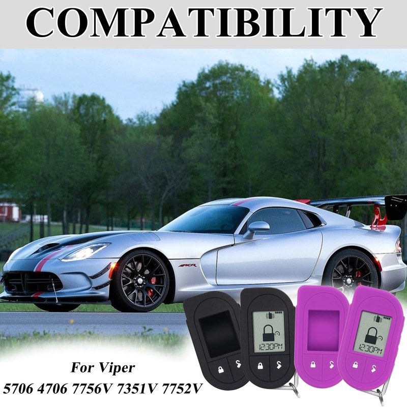 Remote Case for Viper Remote Start Soft Silicone Protective Cover