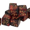 20PCS 6 Sided Dice Set for Kids 16MM Plastic Educational