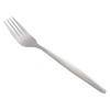 24x 19.5cm Economy Stainless Steel Dinner Forks - Silver Metal