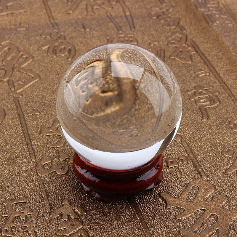 Clear Crystal Ball 40 mm / 1.6 Inch Asian Rare