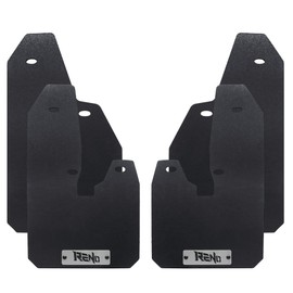 RENO Ram Mud Flaps, Heavy Duty Vehicle Sediment Protection Driver & Passenger Sides Splash Guards Compatible with 2010-2018 Ram 1500 2500 3500 SRW Truck Classic (Front + Rear, 4pcs)